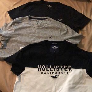 3 Men’s Hollister tshirts